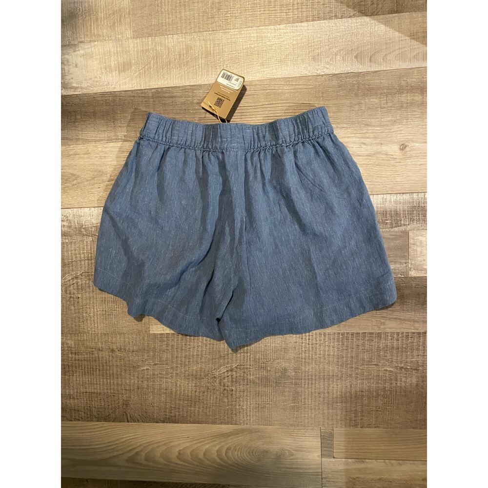 Patagonia Garden Island Shorts Women’s Large Blue Hemp TENCEL NWT - Picture 6 of 7